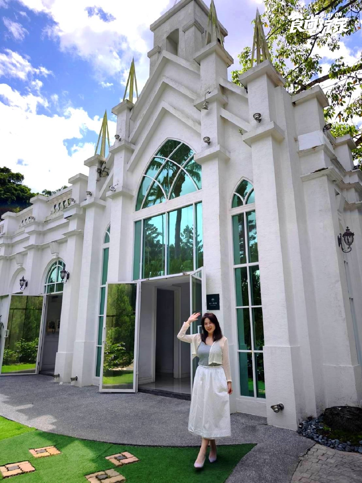 絕美白色教堂、7000坪落羽松園區！台北最美祕境餐廳，８大打卡點一次看