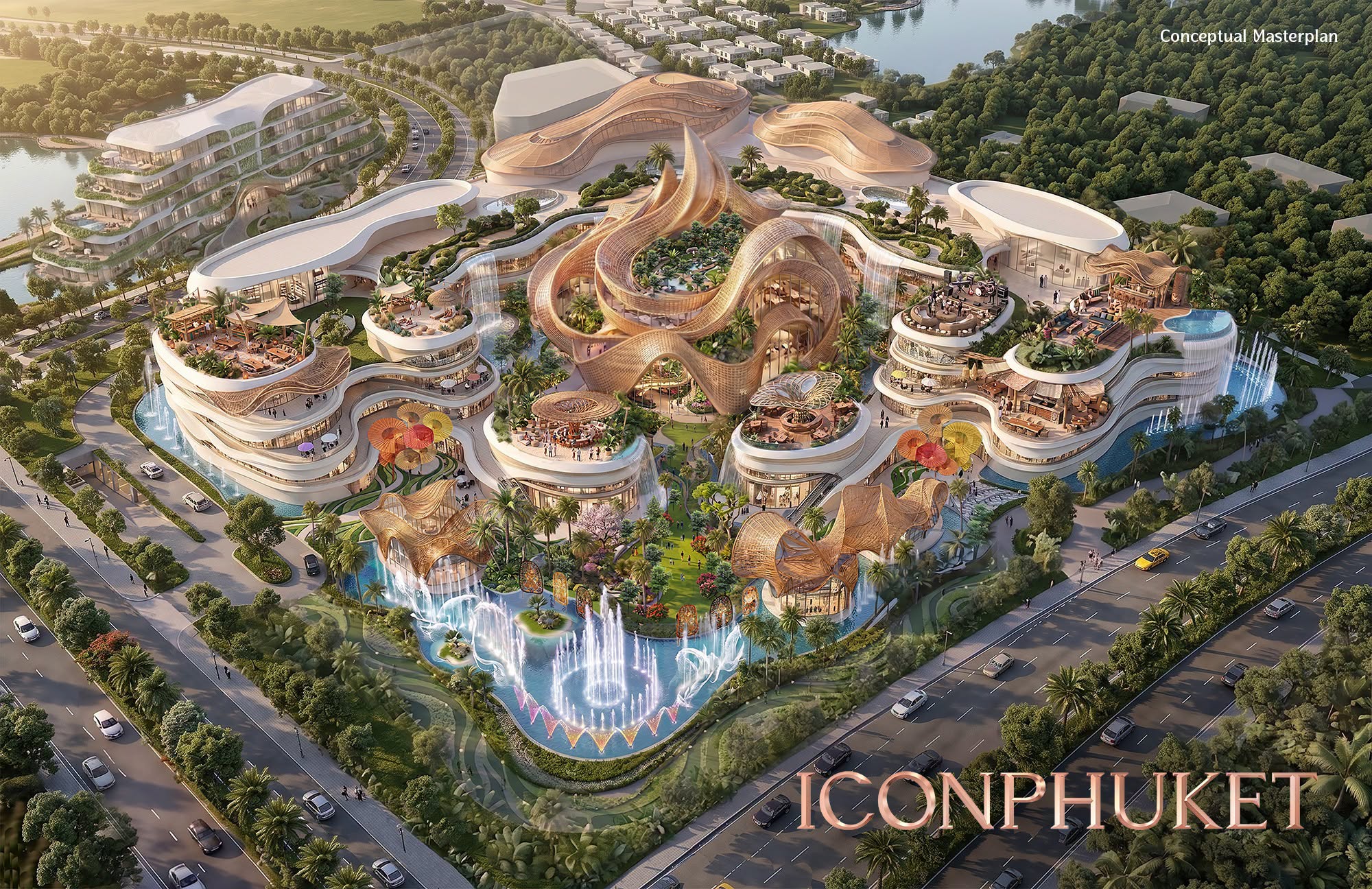 超狂新地標！泰國百億海島商場2029開幕，加碼玻璃天空步道、泰版迪士尼