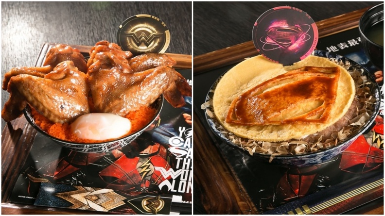 神力女超人變身黃金嫩雞丼？正義聯盟丼飯餐桌上開打