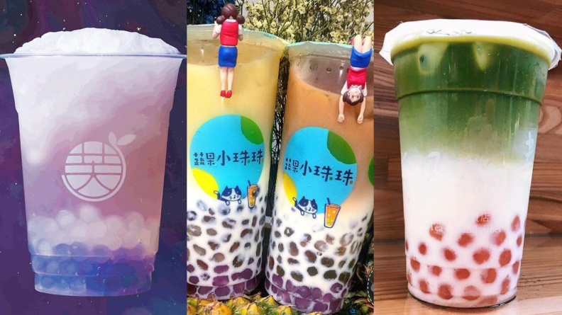 珍珠玩花漾！彩色珍珠大軍攻佔手搖飲