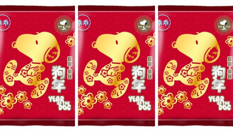 過年限定款！超喜氣史努比乖乖、凱蒂貓乖乖hen搶手