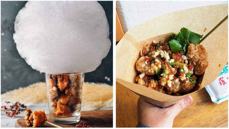 【新開店】台中最潮小吃！地表最強「棉花糖鹹酥雞」