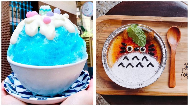 【新開店】來座「富士山冰」消暑吧！日式刨冰店還有超萌龍貓與柴柴甜點