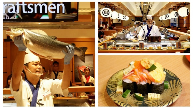 【新開店】舉手太慢沒得吃！日本「叫賣秀」迴轉壽司登台→ 牛肉海膽、海寶捲壽司好有戲