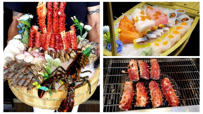 【食尚獨家】霸氣「帝王蟹痛風鍋」板前烤台開吃！生魚片船、手掌大生蠔好驚人 →官網留言送餐券免費吃