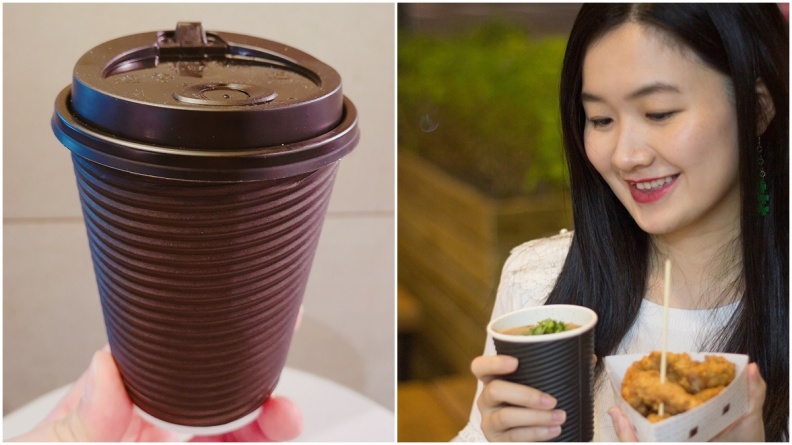 用喝的更有氣質！繼光香香雞推「咖啡杯麵線」　全台只有2間賣