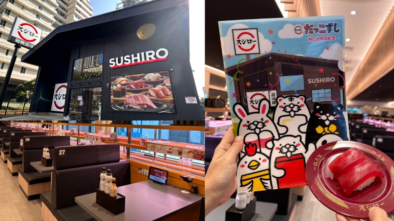 40元壽司打卡免費吃！壽司郎全球首間極黑店裝開在這，限時７天３重優惠