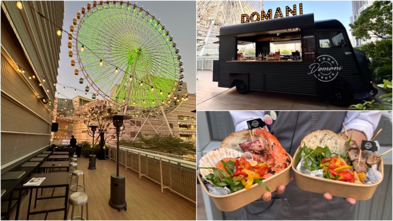 【新開店】每週只有３天！忠泰NOKE餐車超chill，爽嗑５款義料配摩天輪美景