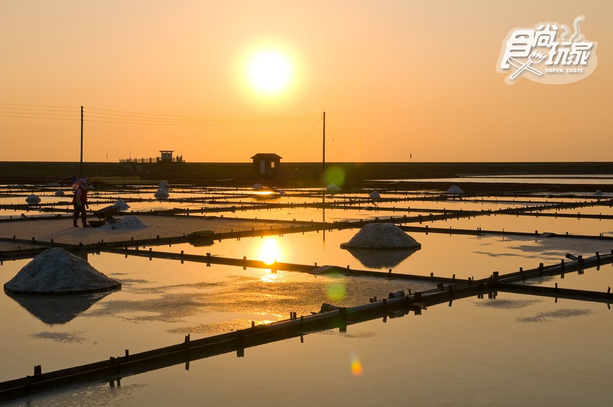 拍最美夕照！「七股→北門」海景公路一日遊：搭竹筏遊潟湖、免費鹽鹵足之浴、偶像劇雜貨店吃鹽焗蛋