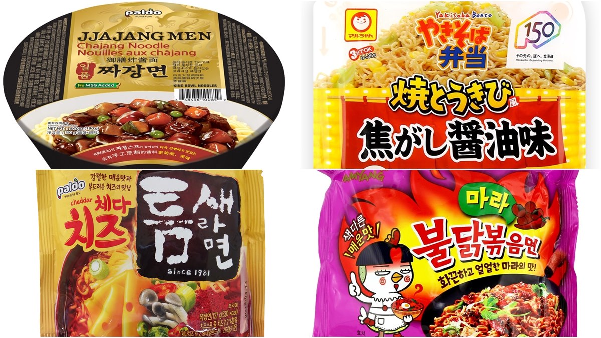 颱風天先囤貨！4大超商推「日韓15款新泡麵」芥末美乃滋炒麵、麻辣起司拉麵  搶先吃