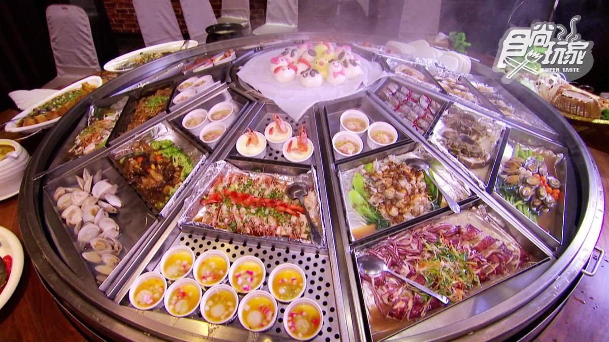 全台最霸氣！巨無霸蒸籠擺滿30道菜 餵飽三代同堂20人沒問題