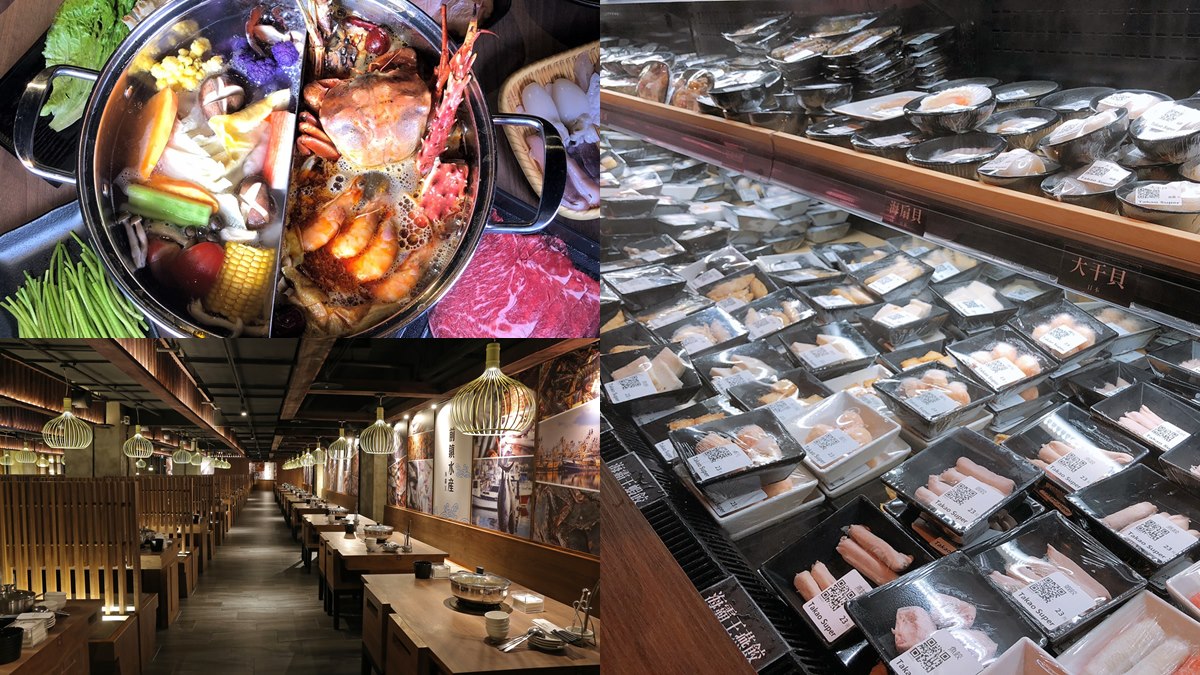 【新開店】台北最大超市火鍋！海霸王「前鎮水產」300種新鮮食材，60元副食吧吃到飽