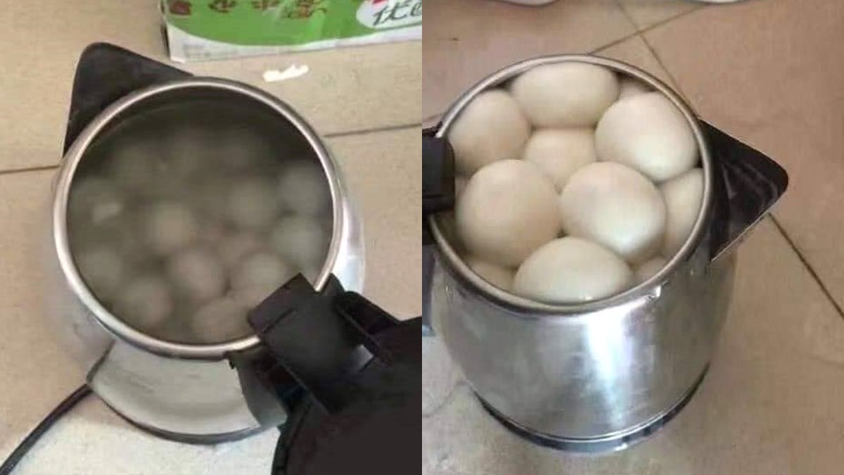 親愛的我把食物變大惹！湯圓煮成饅頭，網笑瘋：賺到了！