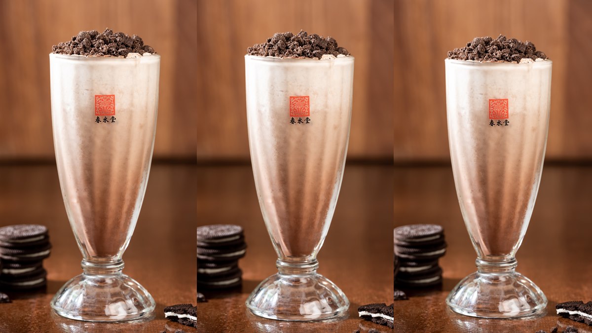 真的好想喝！「Oreo碎片＋巧克力鮮奶茶」，春水堂巧克力飲品再一發