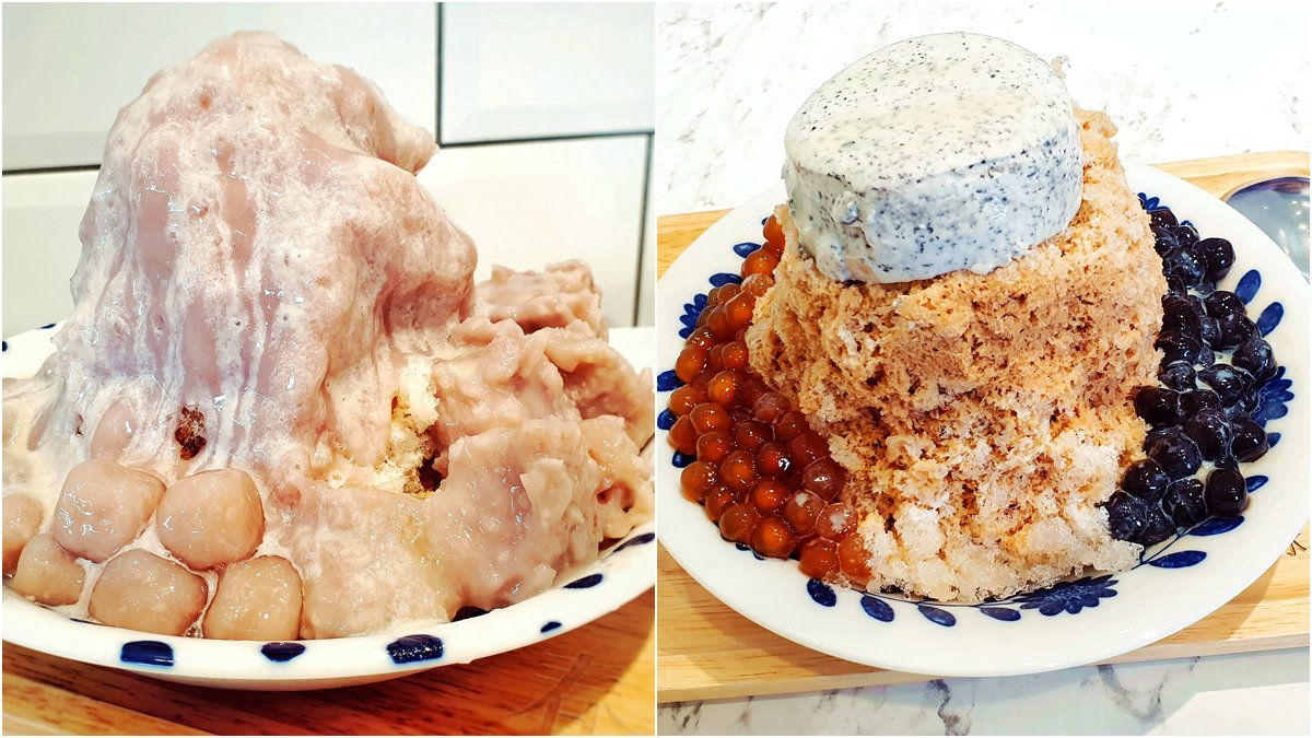 芋頭+芋圓雙拼，黑白珍珠配珍奶醬！「網美冰果室」浮誇又好吃