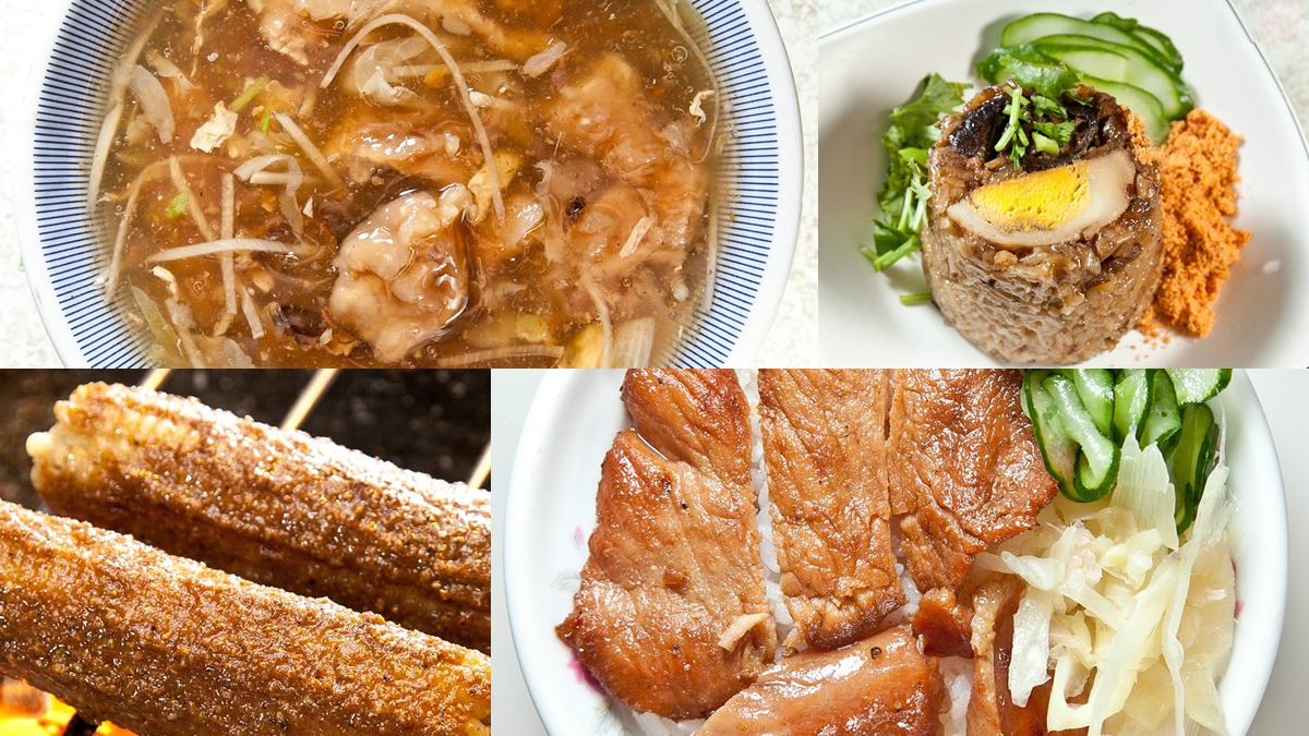 高雄在地人推這夜市，200公尺吃不完！黑豬燒肉飯、50年米糕、石燜烤玉米