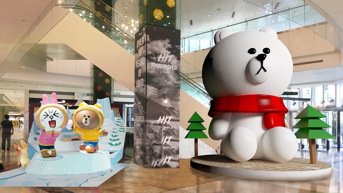 粉絲要瘋了！「LINE FRIENDS展最終站」在高雄，免費拍3.5公尺「雪白熊大」