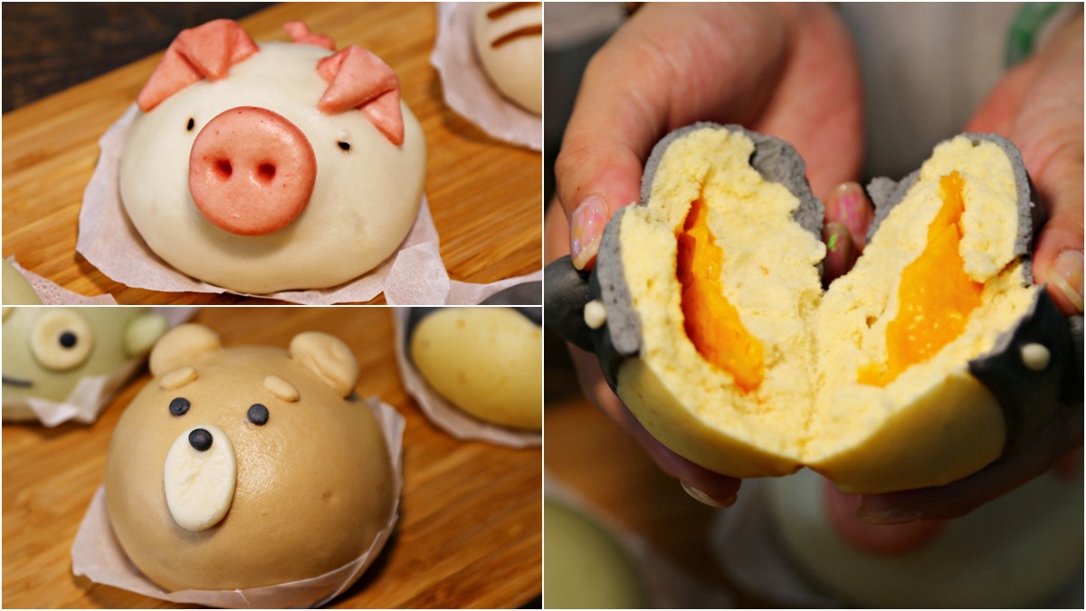 超可愛「小豬肉包」，包子饅頭也成網購名店，卡通造型小孩搶著要