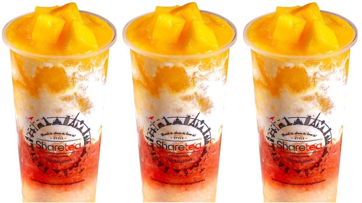芒果控會瘋！Sharetea新品「楊枝甘露」，大塊芒果肉搭西米露超絕配