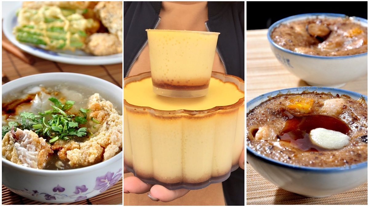 台南隱藏版古早味！「鴨母寮」必吃這5攤：巨無霸布丁、50年熟肉香腸、炭火煮麵