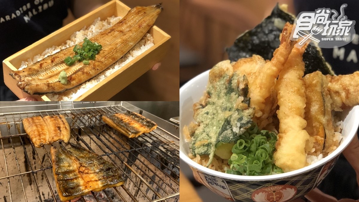 【新開店】這碗丼飯CP值好高！烤鰻魚、氷見烏龍麵、炸天婦羅三拼，還有折扣不到350元