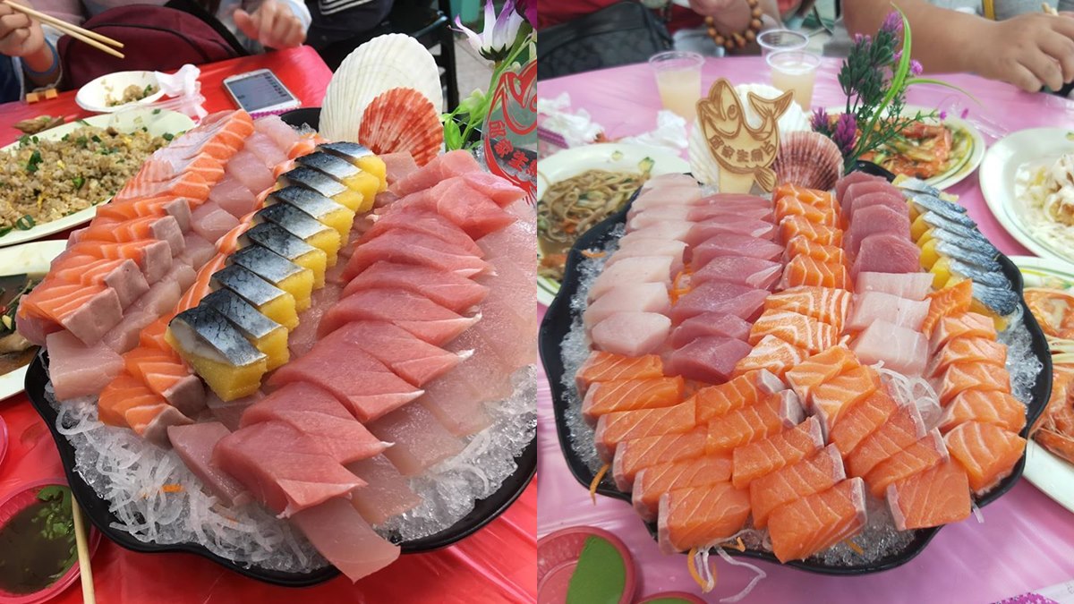 後壁湖超狂生魚片！2份大綜只要400元，網暴動：「那個厚度很可以」