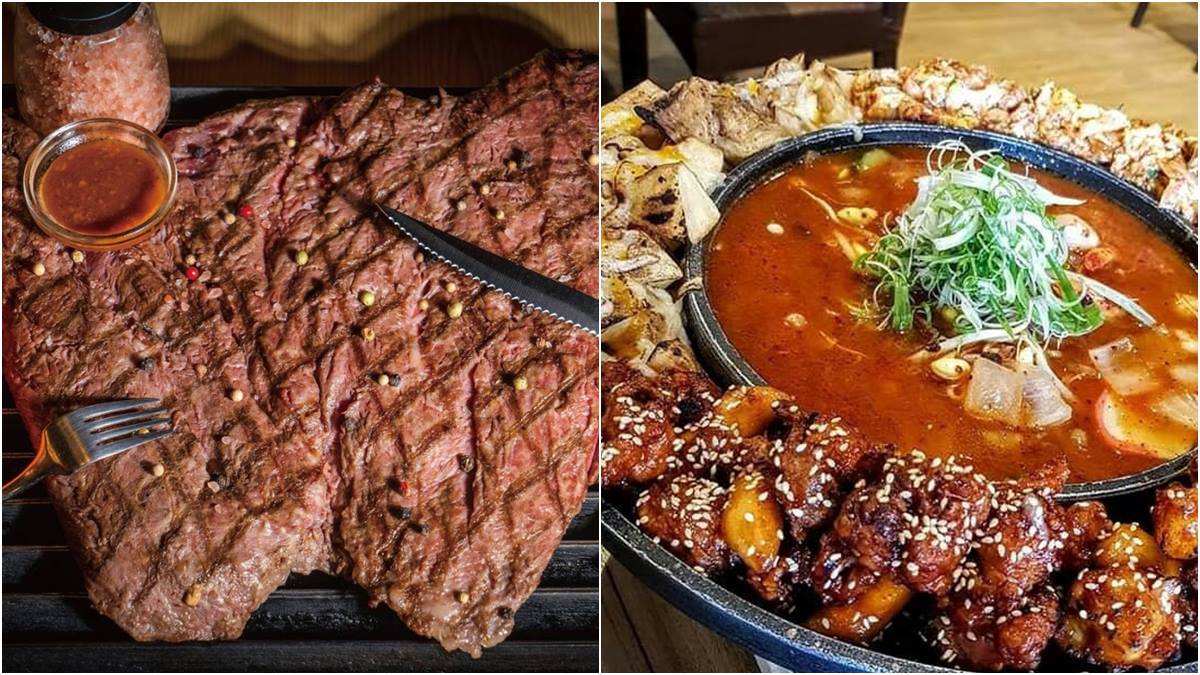 超大64盎司牛排、爆量韓式料理、花生醬牛肉漢堡免費試吃，不必對號碼馬上抽