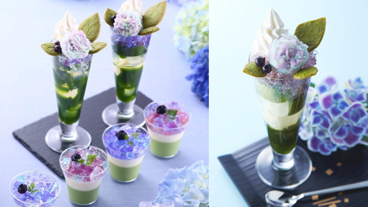 美哭不誇張！京都抹茶名店「紫陽花聖代」今年度季節限定回歸