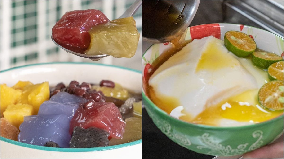 七彩粉粿剉冰好夢幻！蝶豆花、抹茶天然染色，酸甜清爽金桔豆花也要吃