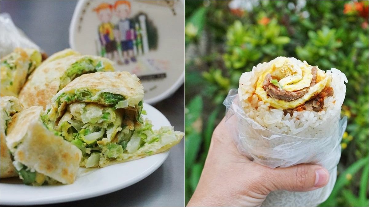 吃完飽到中午！新莊「爆棚系」蛋餅有滿滿蔬菜餡，巨無霸豬排飯糰也必點