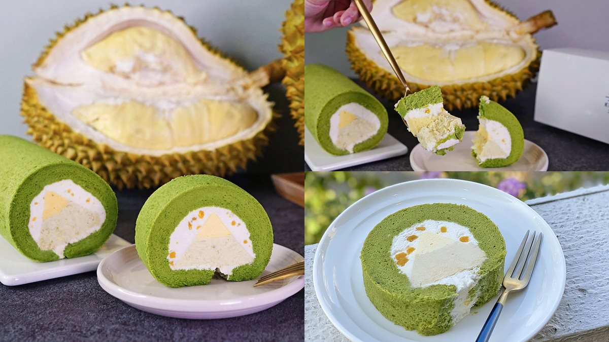 榴芒來了！金帛手製最新「山型生乳捲」，推抹茶榴槤X芒果口味