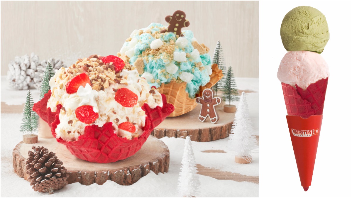 這3天「買一送一」！COLD STONE「榛果冰淇淋」金莎口感必try，還有耶誕紅甜筒快打卡