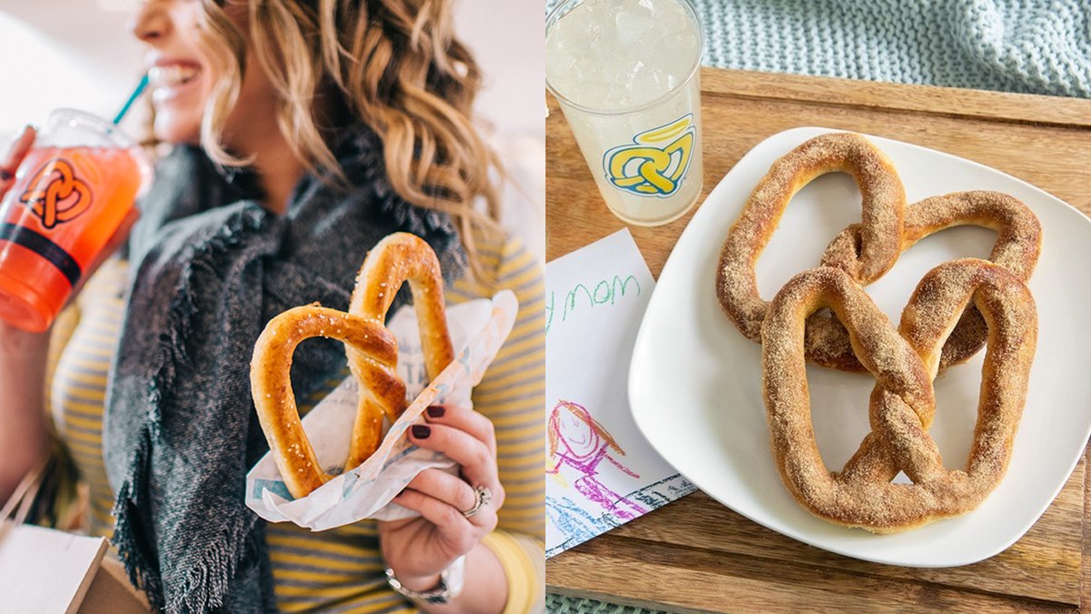 +1元送你吃安緹棒！美國「Auntie Anne’s蝴蝶餅」登台，這天快衝台北信義區