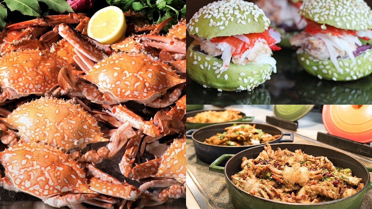 超狂2大飯店「螃蟹吃到飽」！整隻大閘蟹「免費加菜」，帝王蟹、海膽、蟹肉馬卡龍都有