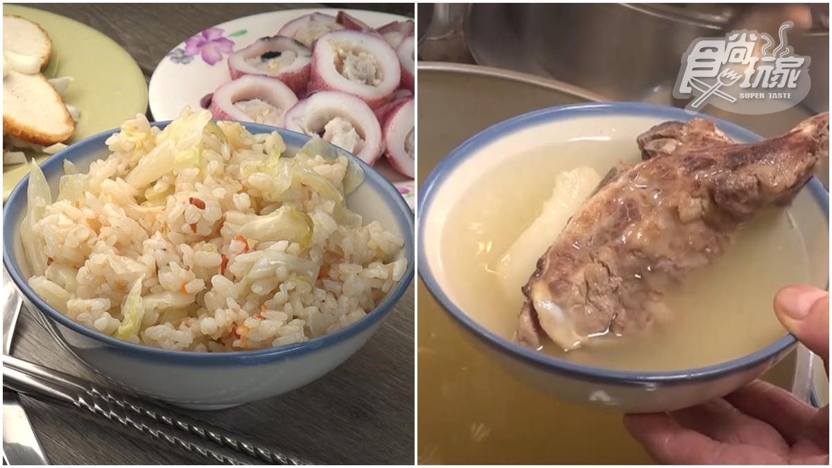 必比登連2年推薦！古早味高麗菜飯有滿滿豬油香，清甜排骨湯一喝就上癮