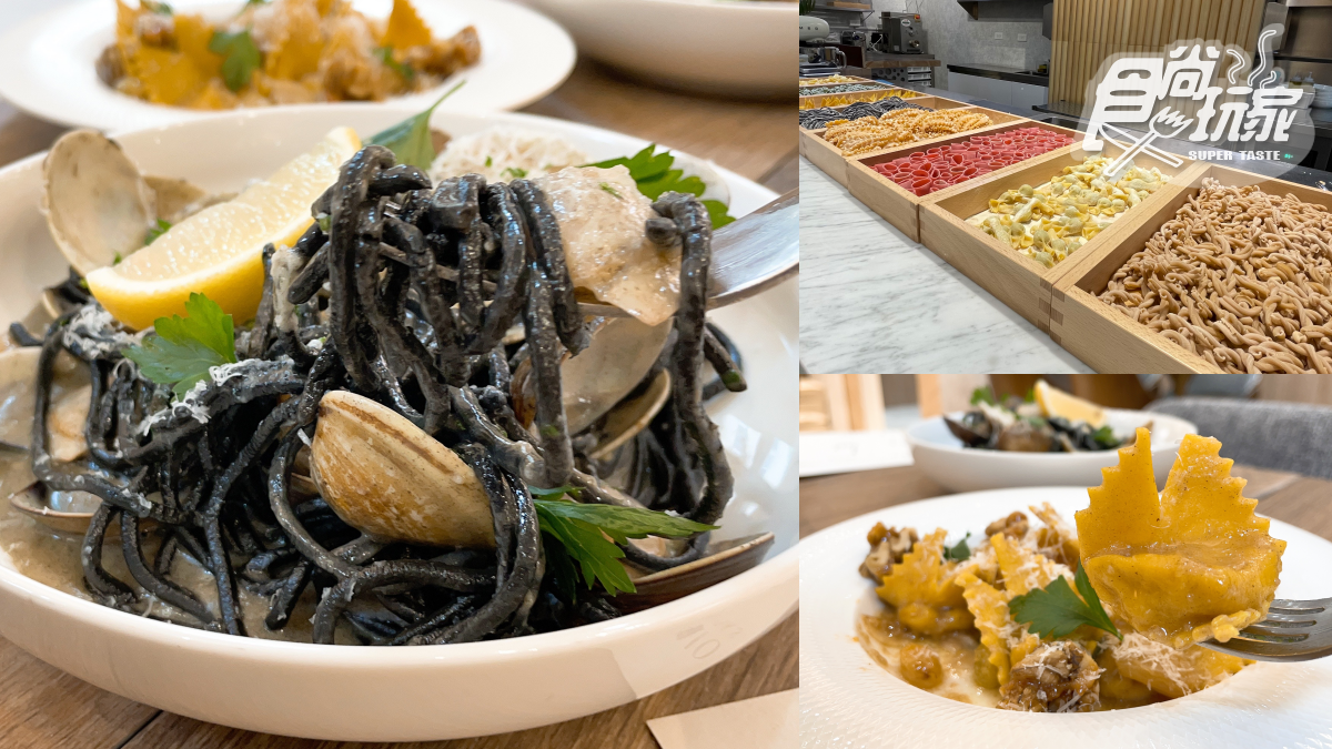 【新開店】訂位要等一個月！台北最夯8色麵餐館，必點蛤蜊墨魚吉他麵、公主波浪麵