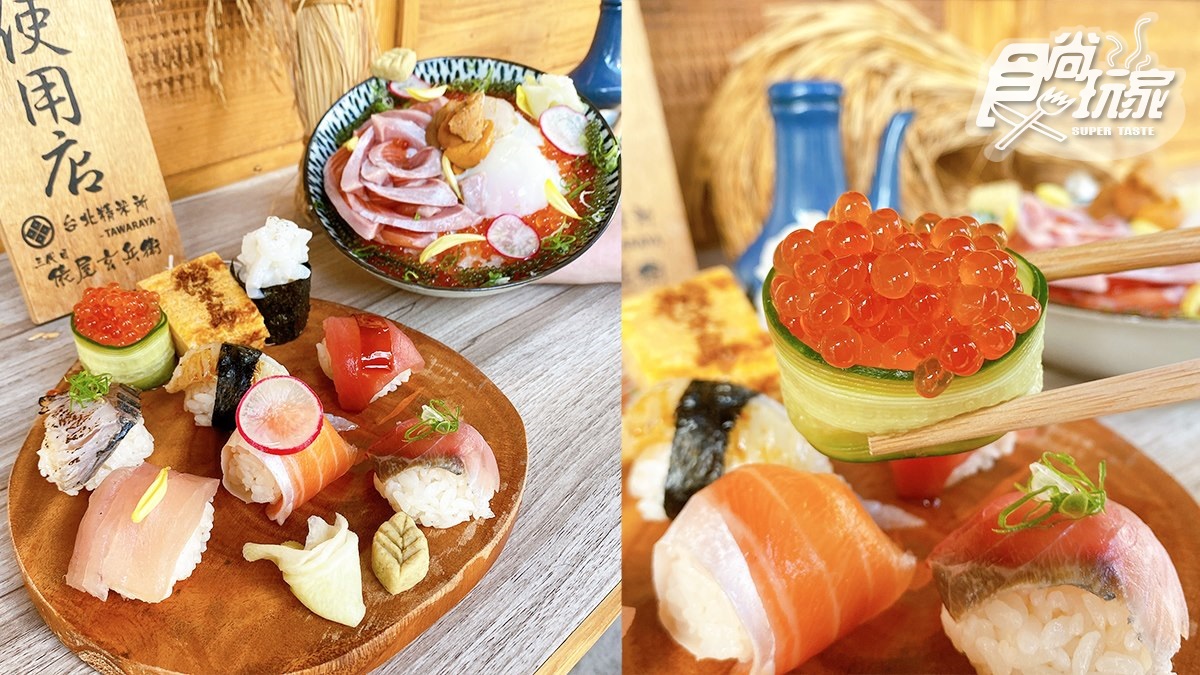 【新開店】IG暴紅打卡美食！「手毬壽司」一次吃到8種口味，「達摩丼飯」隨你加料