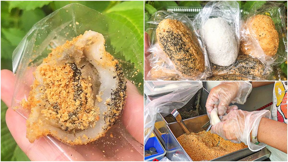 一顆只要13元！高雄古早味手工麻糬Q軟爆餡，綜合版一口吃到3種料