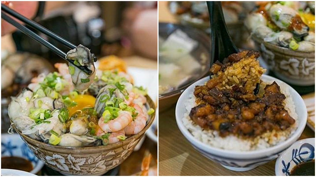 超浮誇！林口古早味滷肉飯鋪滿滿「鮮蚵」，隱藏吃法加「蒜蓉醬油」更對味