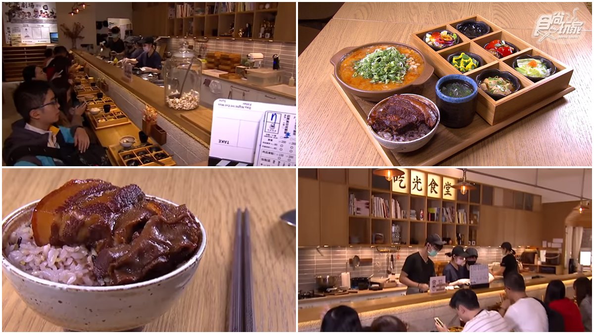 衝電影院吃焢肉飯！台中復古食堂真的有影廳，六宮格套餐必點特色黃燜雞、豆花牛