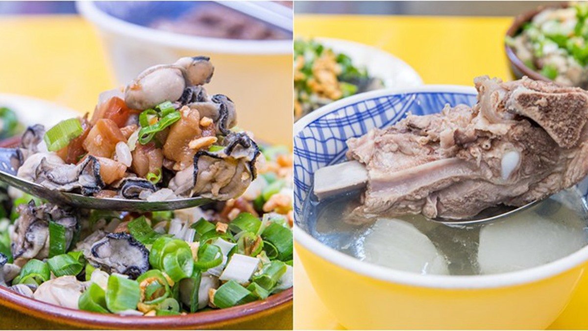 50年老店新創意！華西街浮誇系滷肉飯吃得到滿滿蚵仔，超清澈排骨湯一喝就驚豔