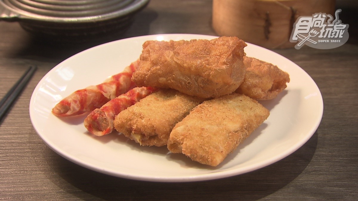 港點粵菜吃到飽！酥脆「鮮蝦腐皮捲」有滿滿餡料，老饕必試「銀絲卷」沾辣椒蟹醬汁