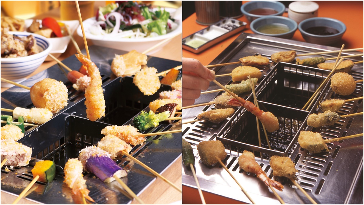 爸媽省摳摳！「串家物語」推限定5天「小孩用餐免費」，DIY串炸、日式茶泡飯任你吃到飽
