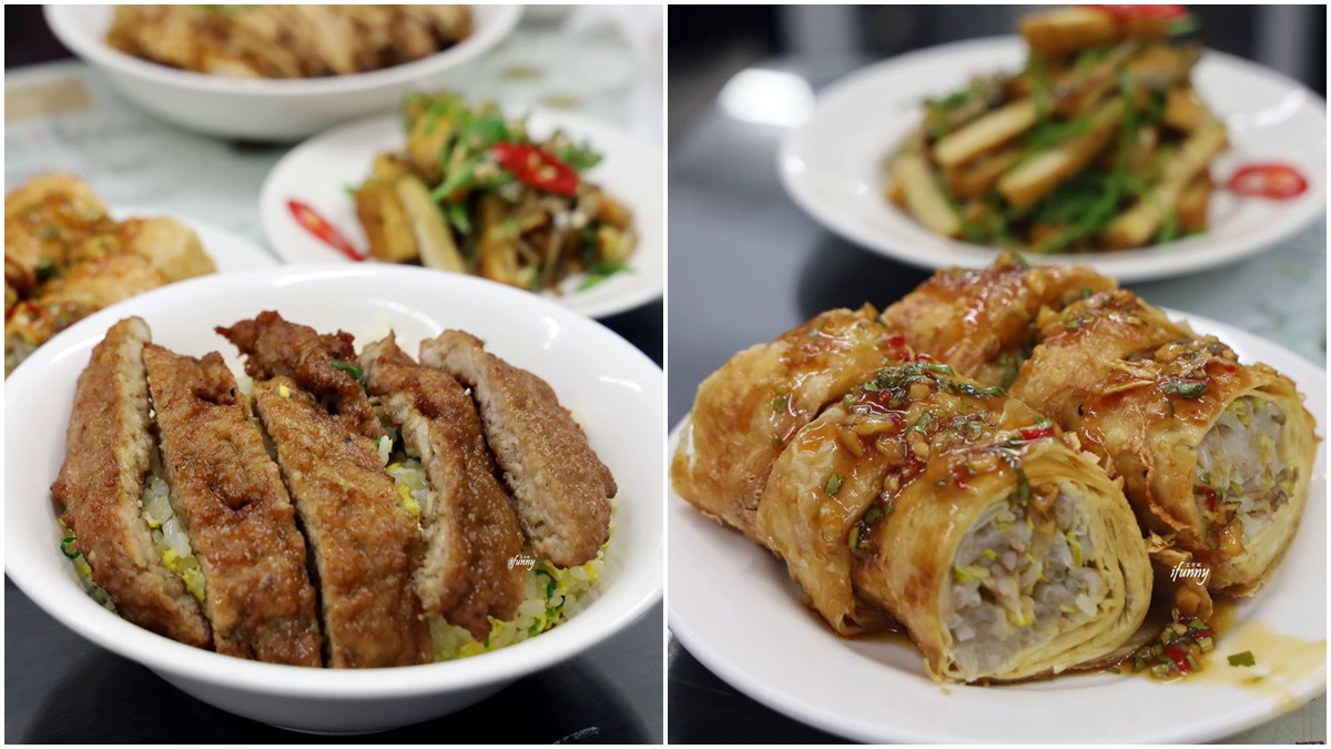 平民版鼎泰豐！排骨蛋炒飯「肉大到快看不見飯」，酥香豆皮捲吃完還想拿１盤