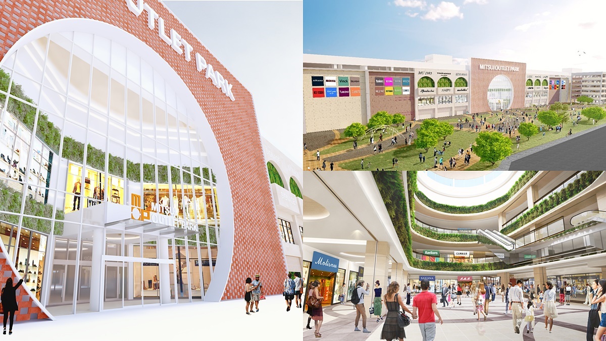 先存好年底去逛！台南三井OUTLET「台版亞馬遜」綠色隧道、20公尺中央廣場曝光