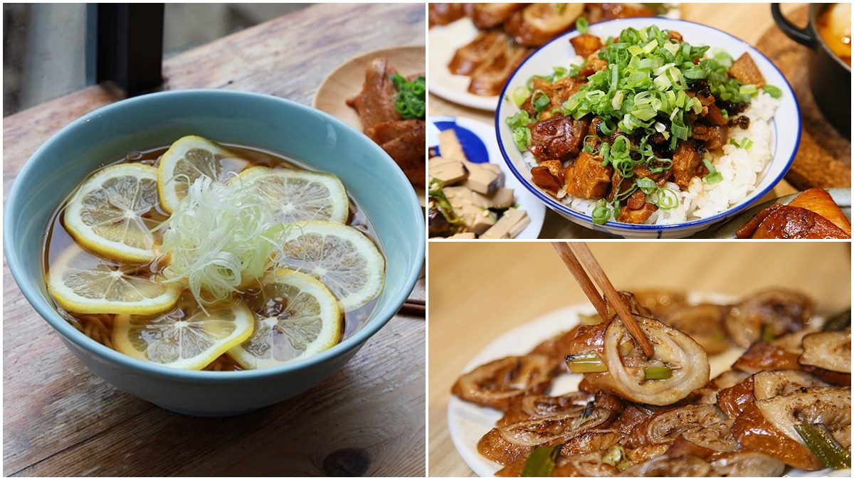 道地冷麵在台南！限量版「檸檬蕎麥麵」Q彈又開胃，再配直火烤「滷大腸」更滿足