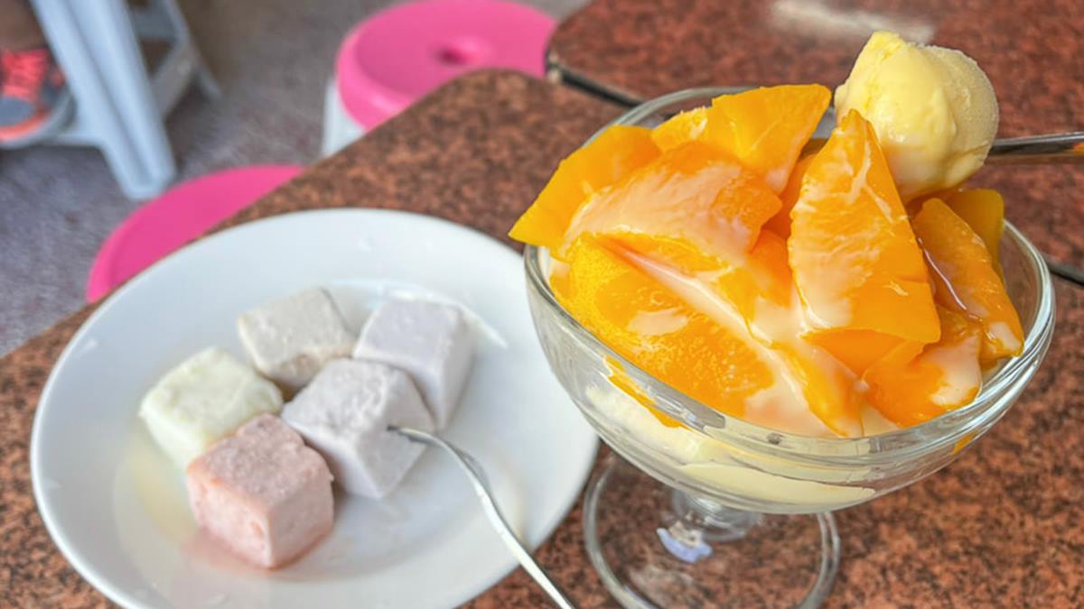 外帶回家消消暑！一甲子冰店必吃夏季限定「芒果牛乳霜」，兒時記憶芋仔冰還能宅配