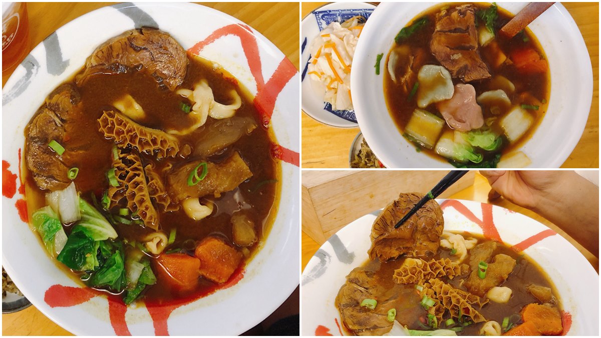 超有哏外送牛肉麵！必點大塊嫩牛腱+彩色麵疙瘩，澎派牛三寶搭特製「咖哩湯頭」更香濃