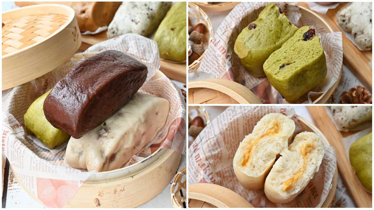不怕吃膩！「手工饅頭店」超過30種口味任選，先嘗香Q抹茶蔓越莓、雙餡起司包