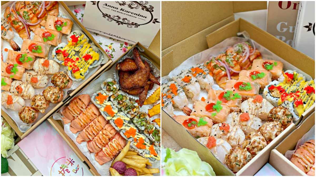 浮誇外帶美食再+１！「美式壽司」超值組合１次吃６種口味，先嗑季節限定芒果炸蝦